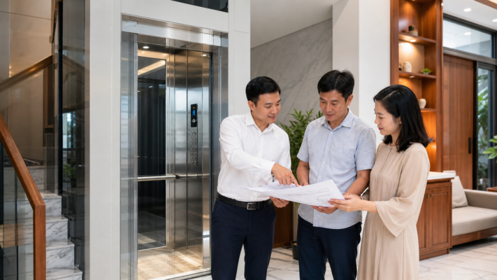 tư vấn thang máy gia đình - hình minh họa 1