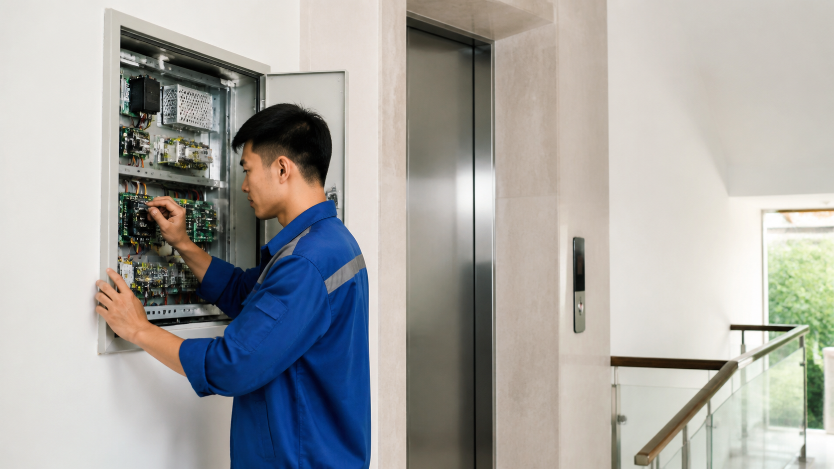 linh kiện thang máy đồng bộ - hình minh họa 3