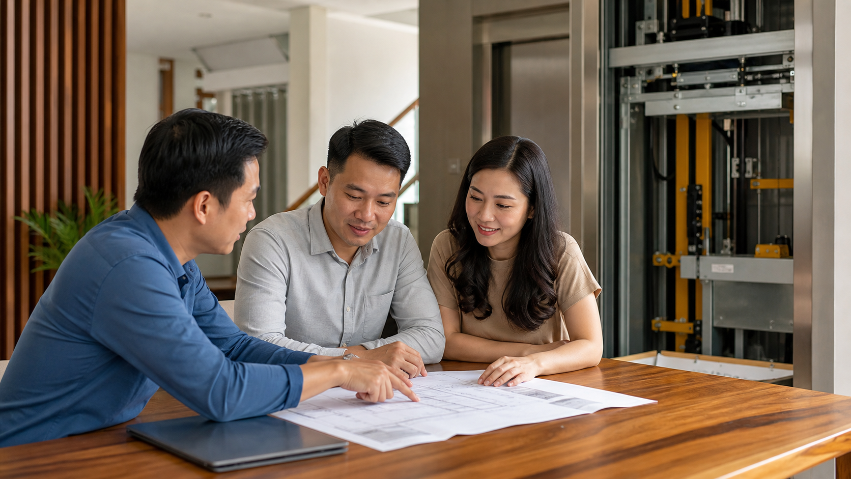 bộ nguồn thủy lực thang máy - hình minh họa 5