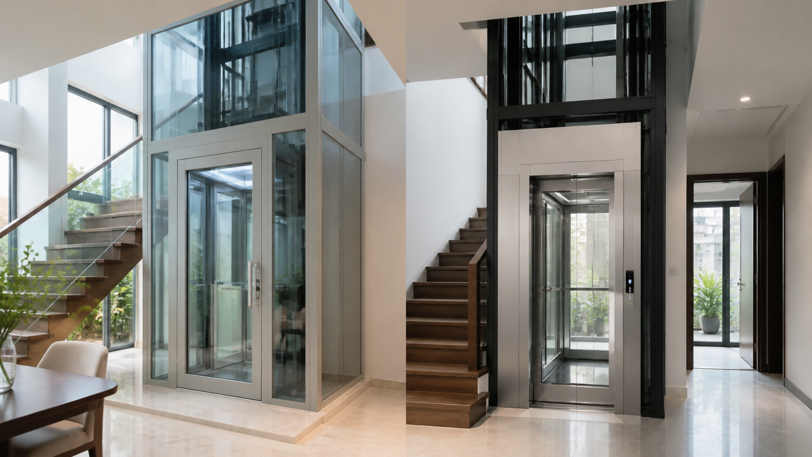 So sánh thang máy thủy lực và cáp kéo cho nhà phố