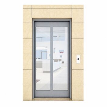 Ketai DN-TM01 - cửa tầng kính inox chống vân tay | Ecolift Solution