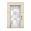 Ketai DN-TM03 - cửa tầng inox hoa văn khắc | Ecolift Solution