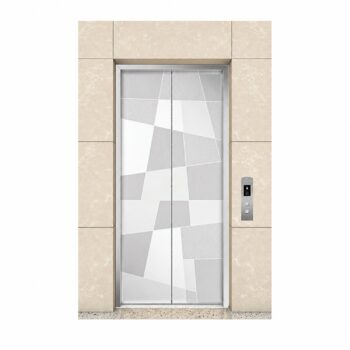 Ketai DN-TM03 - cửa tầng inox hoa văn khắc | Ecolift Solution