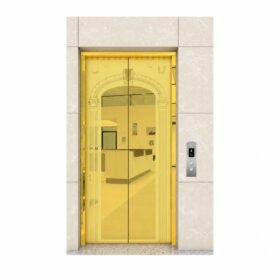 Ketai DN-TM09 - cửa tầng titan vàng khắc gương