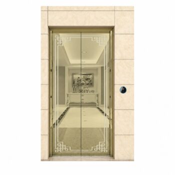 Ketai DN-TM12 - cửa tầng vàng champagne | Ecolift Solution